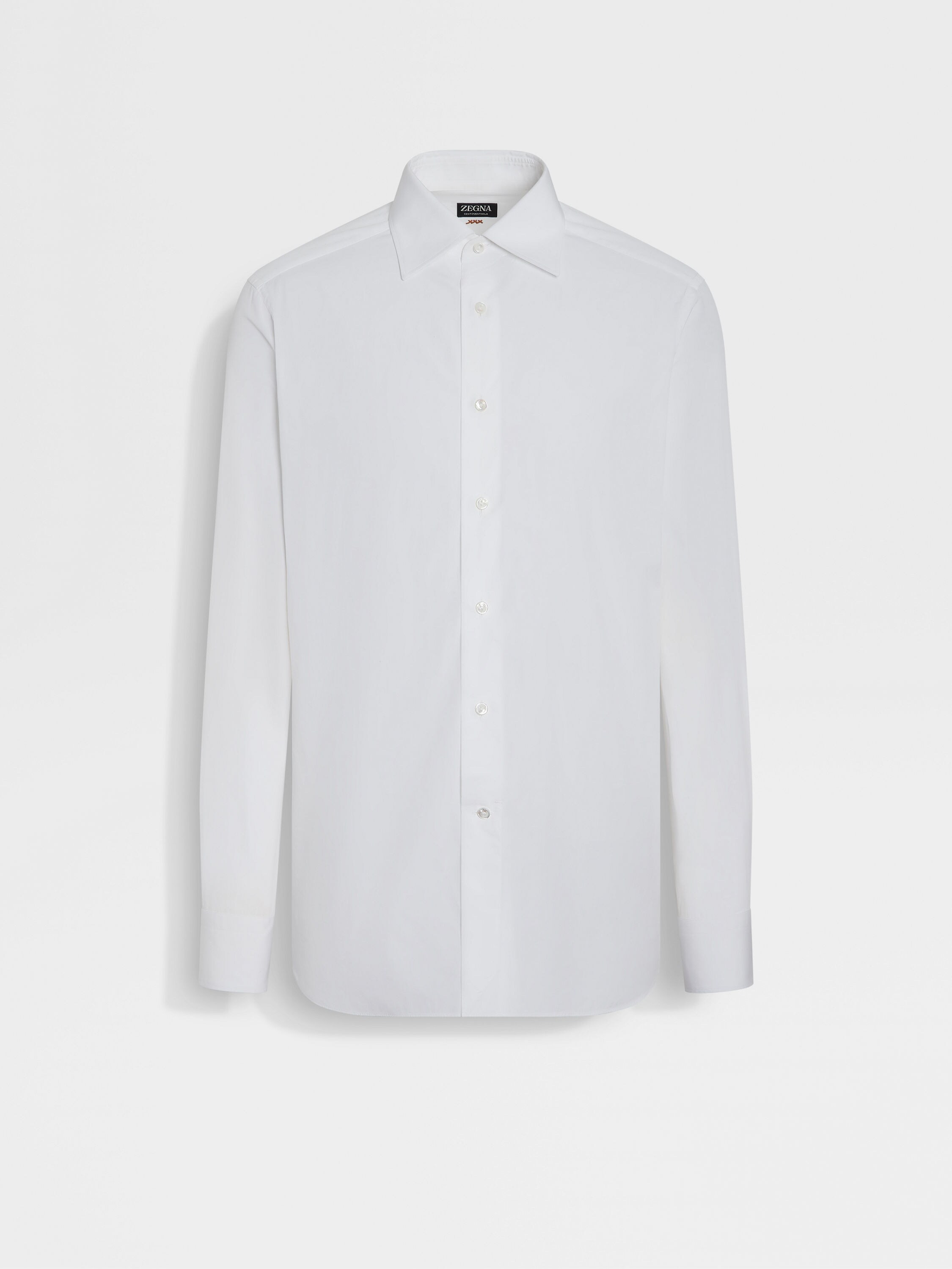 Optical White Centoventimila Cotton Shirt Product detail photo #1