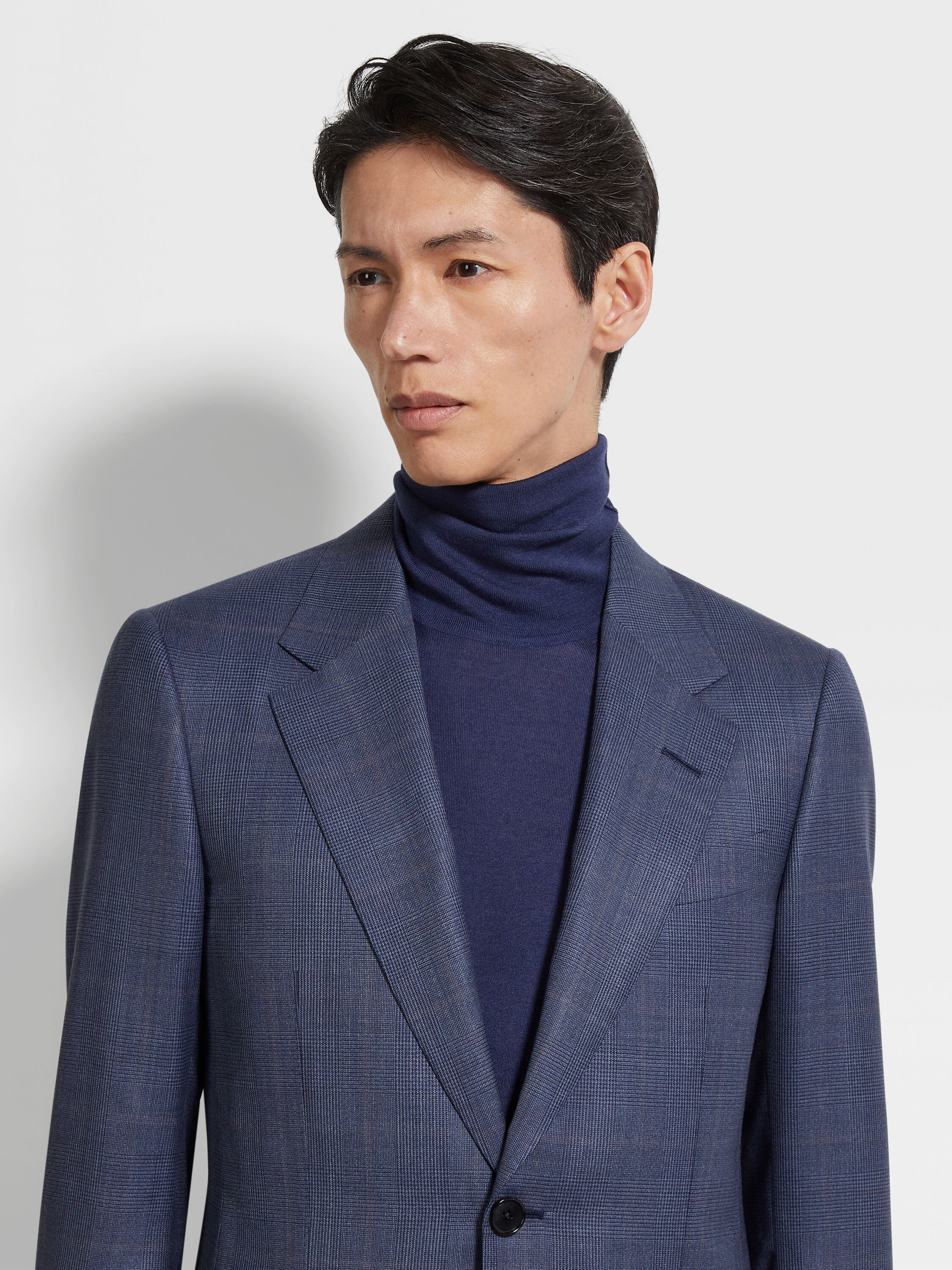 Blue Centoventimila Wool Suit Product detail photo #2