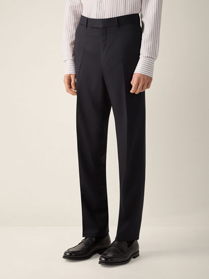Black Trofeo 120mila Wool Suit FW26 35613057 | Zegna US