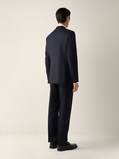 ネイビーブルー Trofeo™ 120mila ウールスーツ FW26 35613096 | Zegna JP