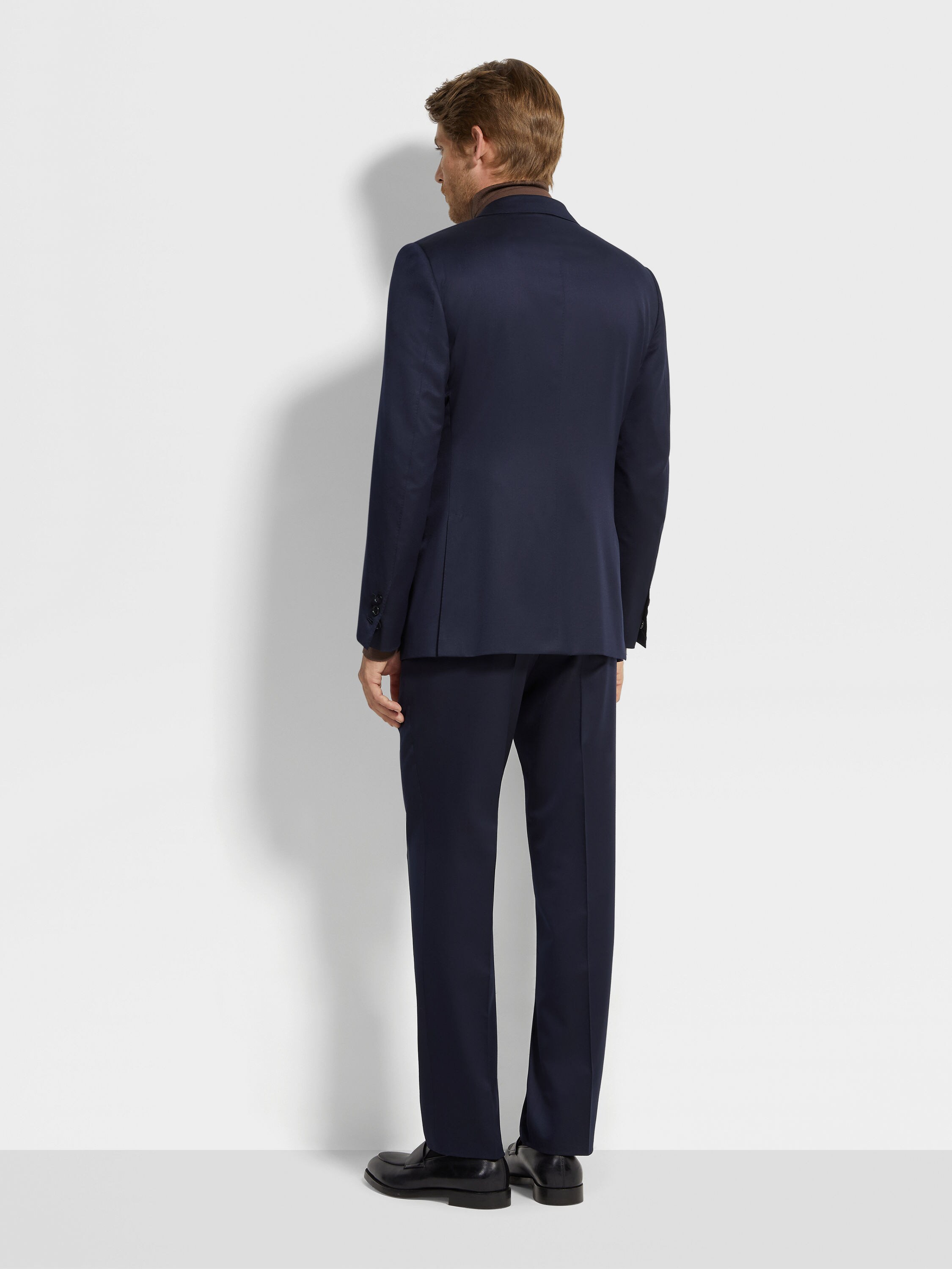 Abito in Lana Centoventimila Blu Navy Foto #3 di dettaglio del prodotto