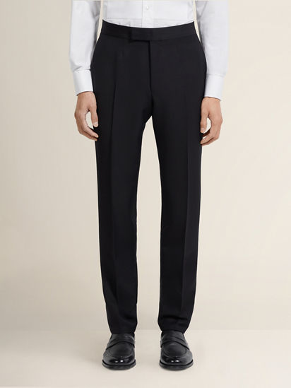 Black Centoventimila Wool and Mohair Tuxedo SS26 35649551 | Zegna US