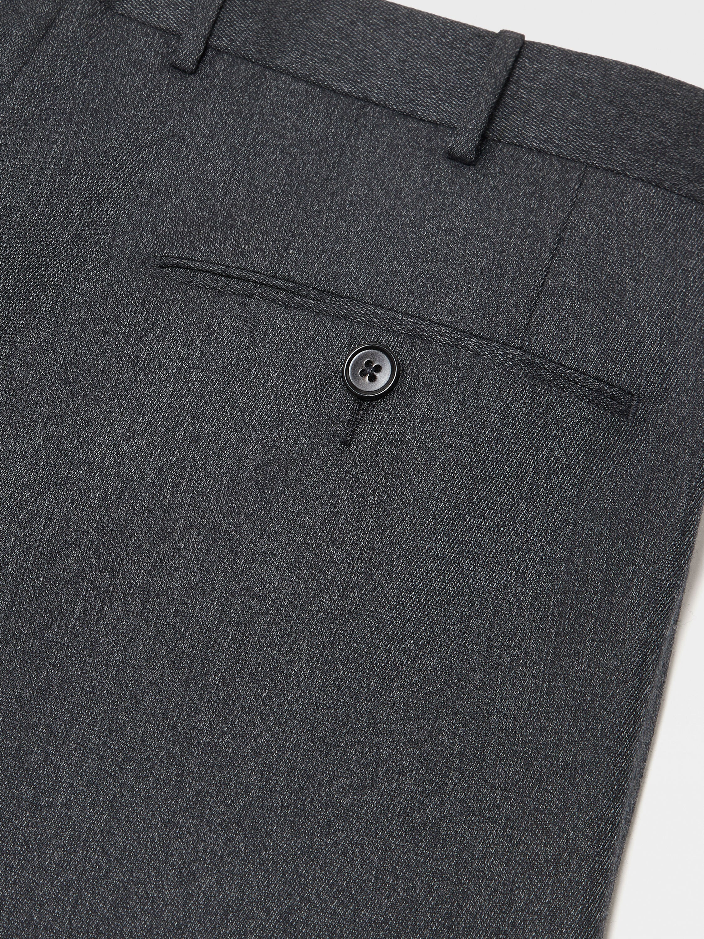 Dark Grey Trofeo Wool Pants Product detail photo #2
