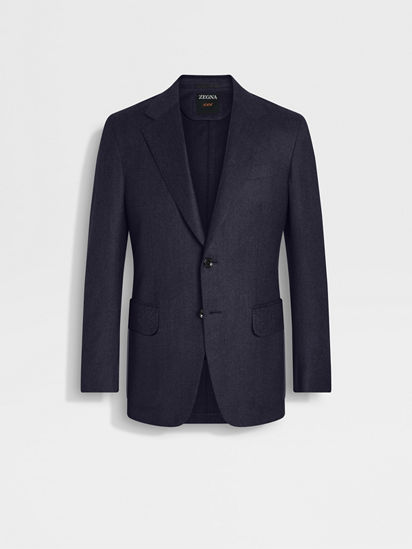 イ*ン様 USネイビーツアーウールジャケット Navy Blue 15milmil15 Wool Jacket SS26 35262637 | Zegna SK