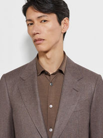 ZEGNA OASI CASHMERE ビジネススーツ ブラウン系