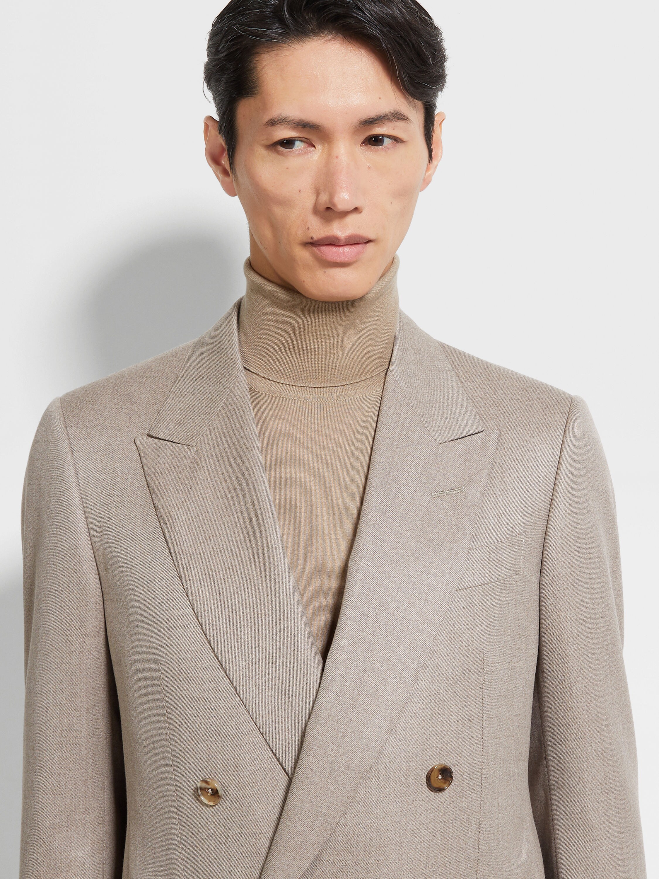 Giacca in Lana 15milmil15 Tortora Chiaro Foto #2 di dettaglio del prodotto