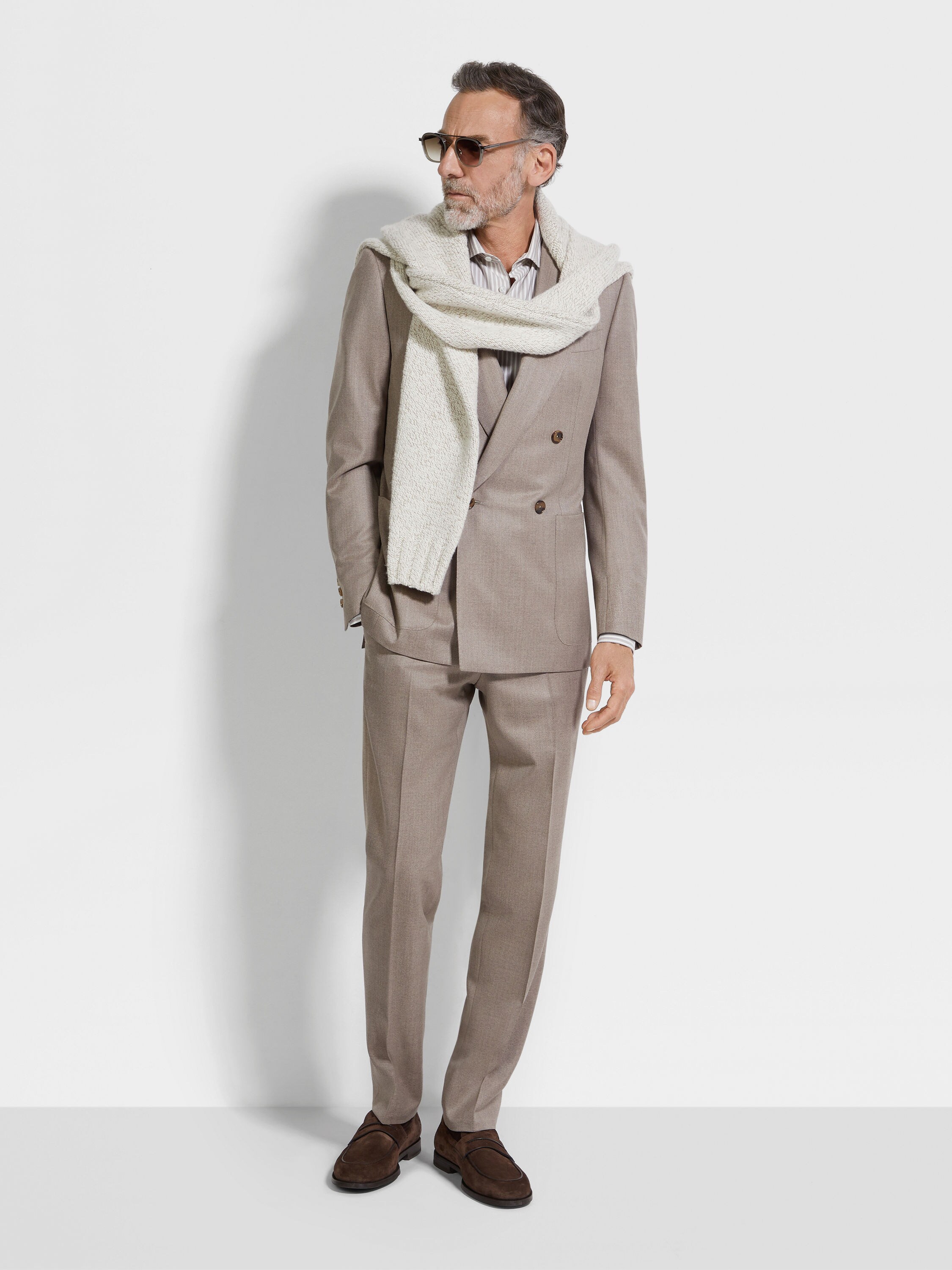 Light Taupe 15milmil15 Wool Suit Main product photo