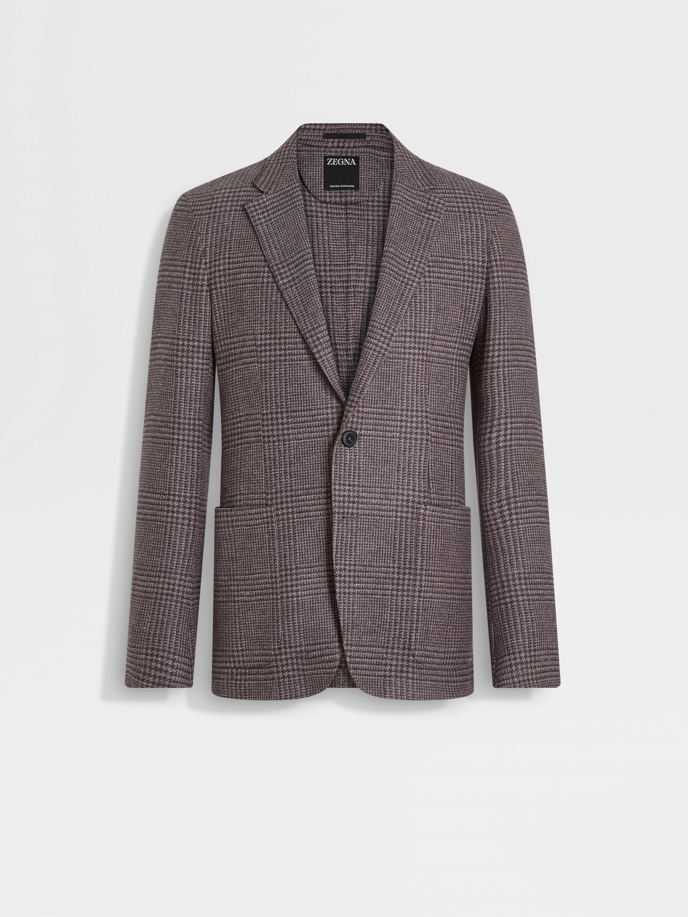Grey and Pink Trofeo Cashmere Jacket Main product photo