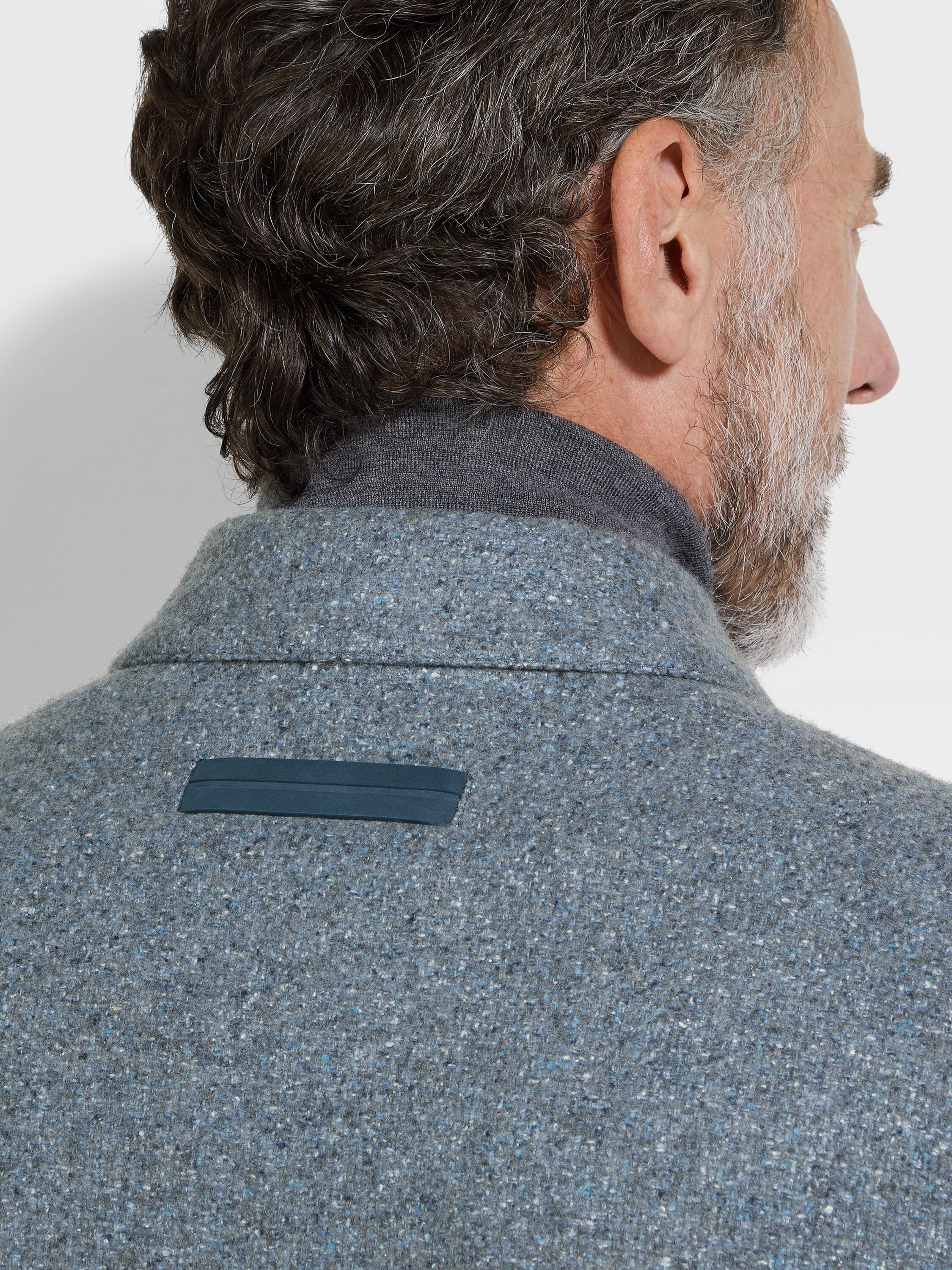 Cashmere and Silk Alpe Chore Jacket Product detail photo #2