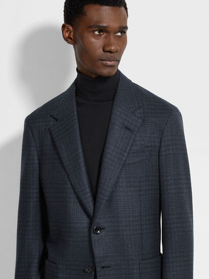 Dark Green Oasi Cashmere Jacket FW25 35604762 | Zegna US