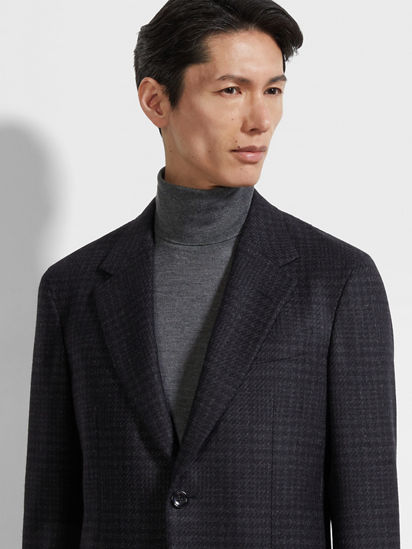 Black Oasi Cashmere Jacket FW25 35605210 | Zegna CA