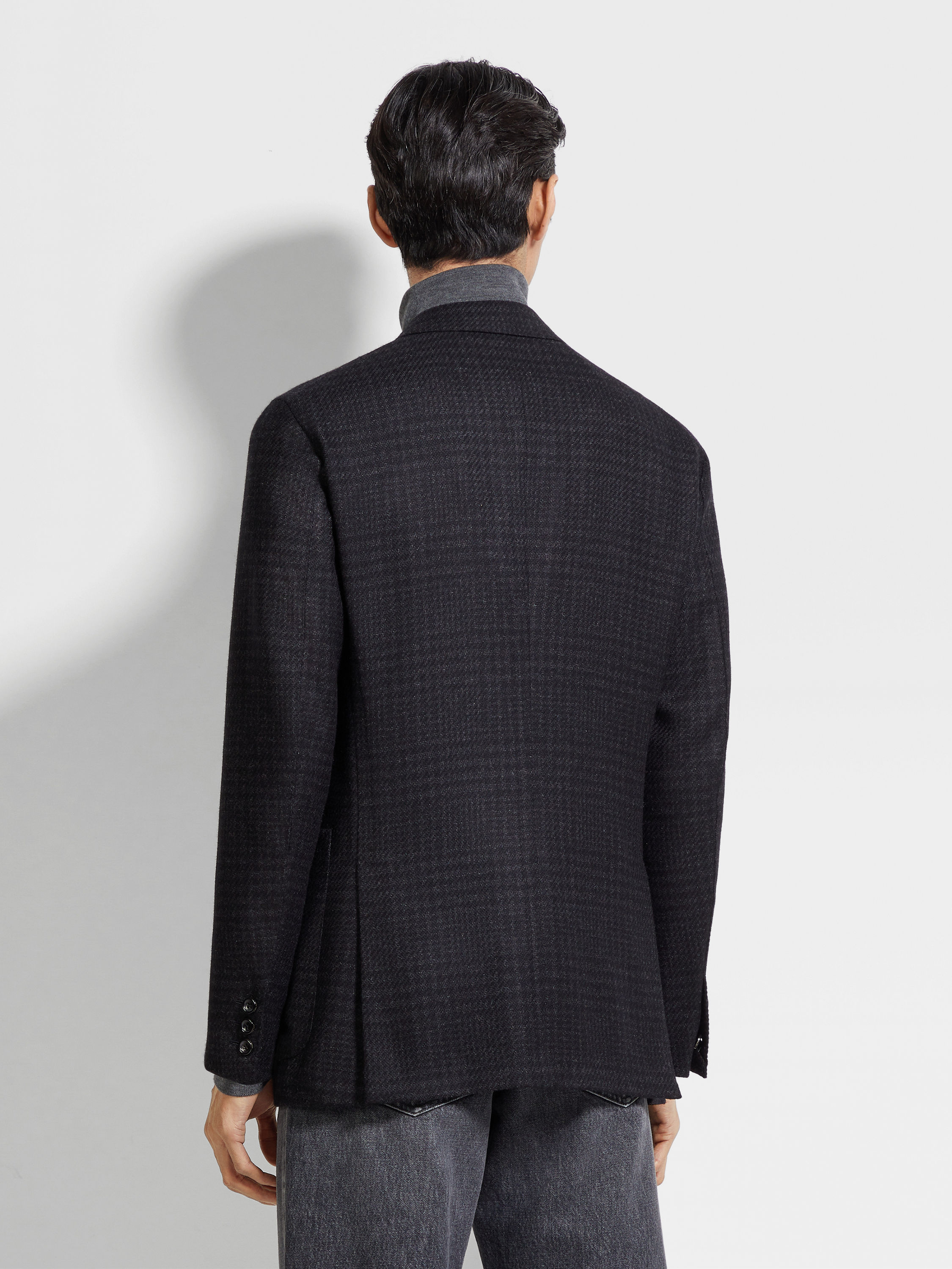 Giacca in Oasi Cashmere Nera Foto #4 di dettaglio del prodotto