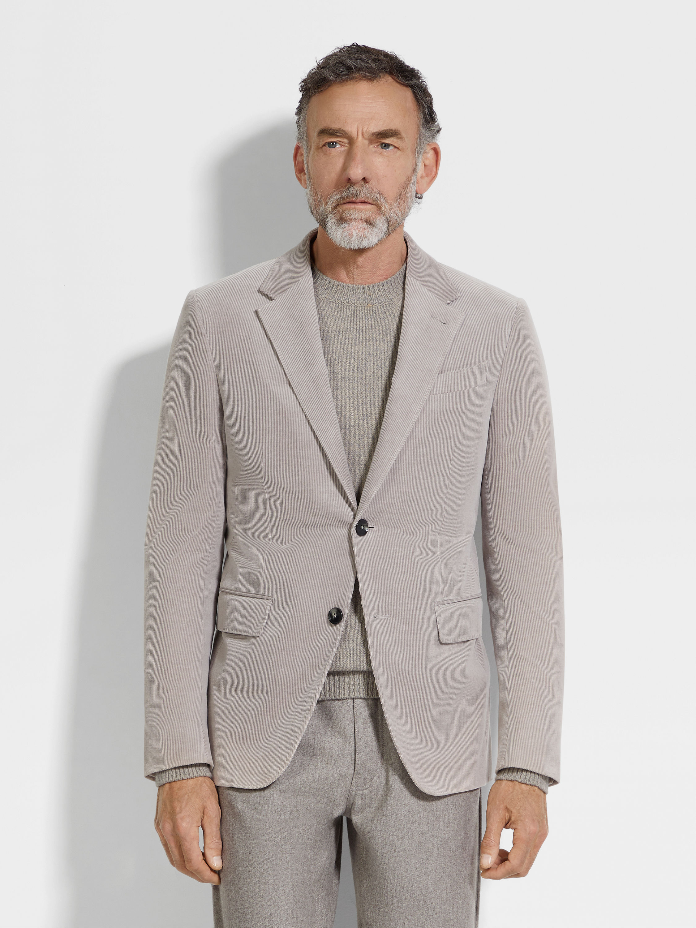 Light Taupe Cashco Jacket Product detail photo #3