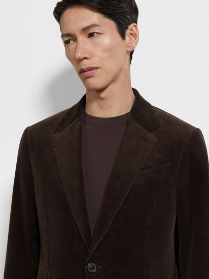 Dark Brown Cashco Jacket FW25 35606622 | Zegna US