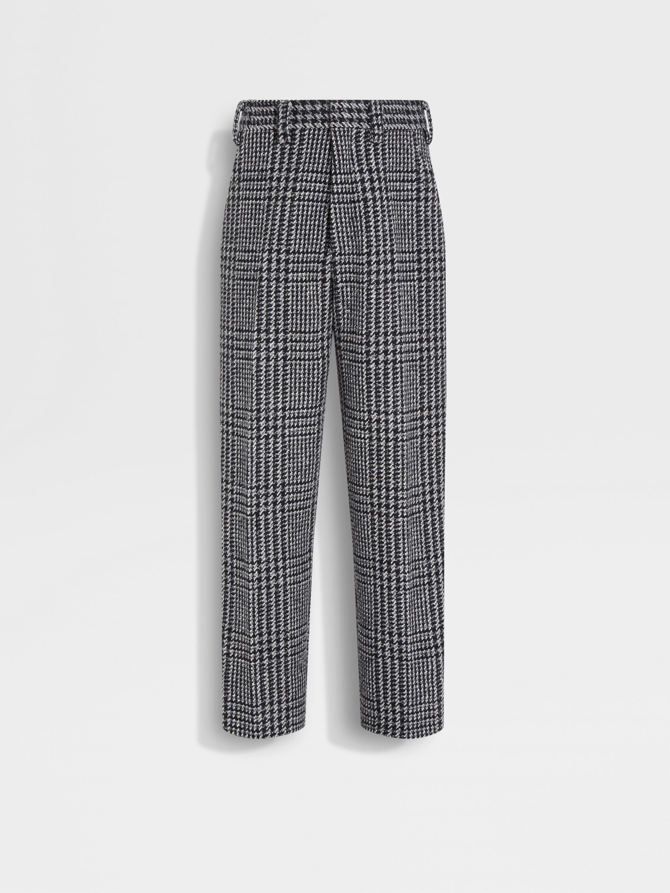 Grey White and Black Wool and Cashmere Pants Main product photo