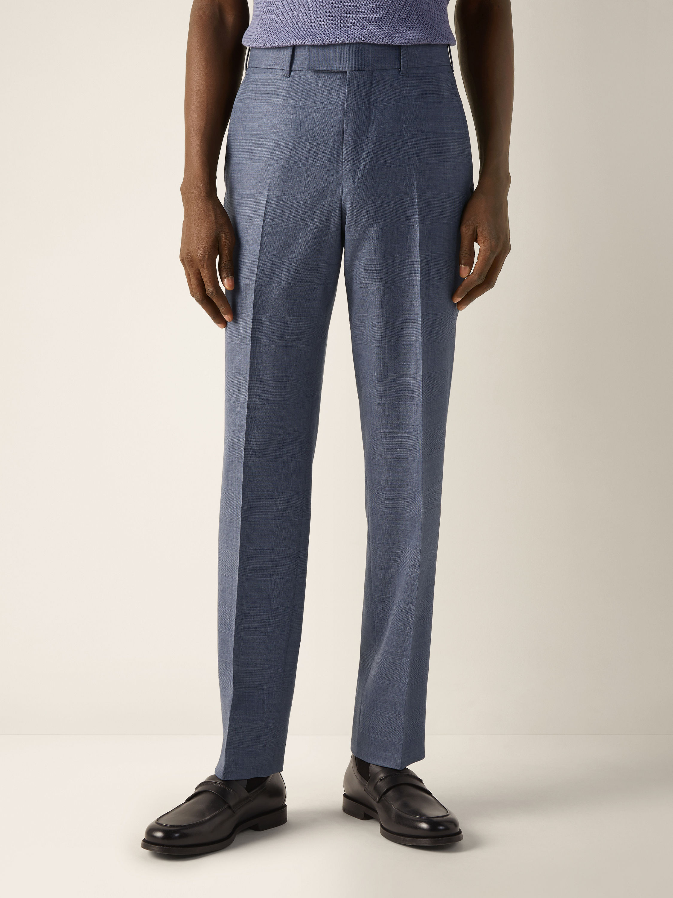 Abito in Lana Centoventimila Celeste Foto #3 di dettaglio del prodotto