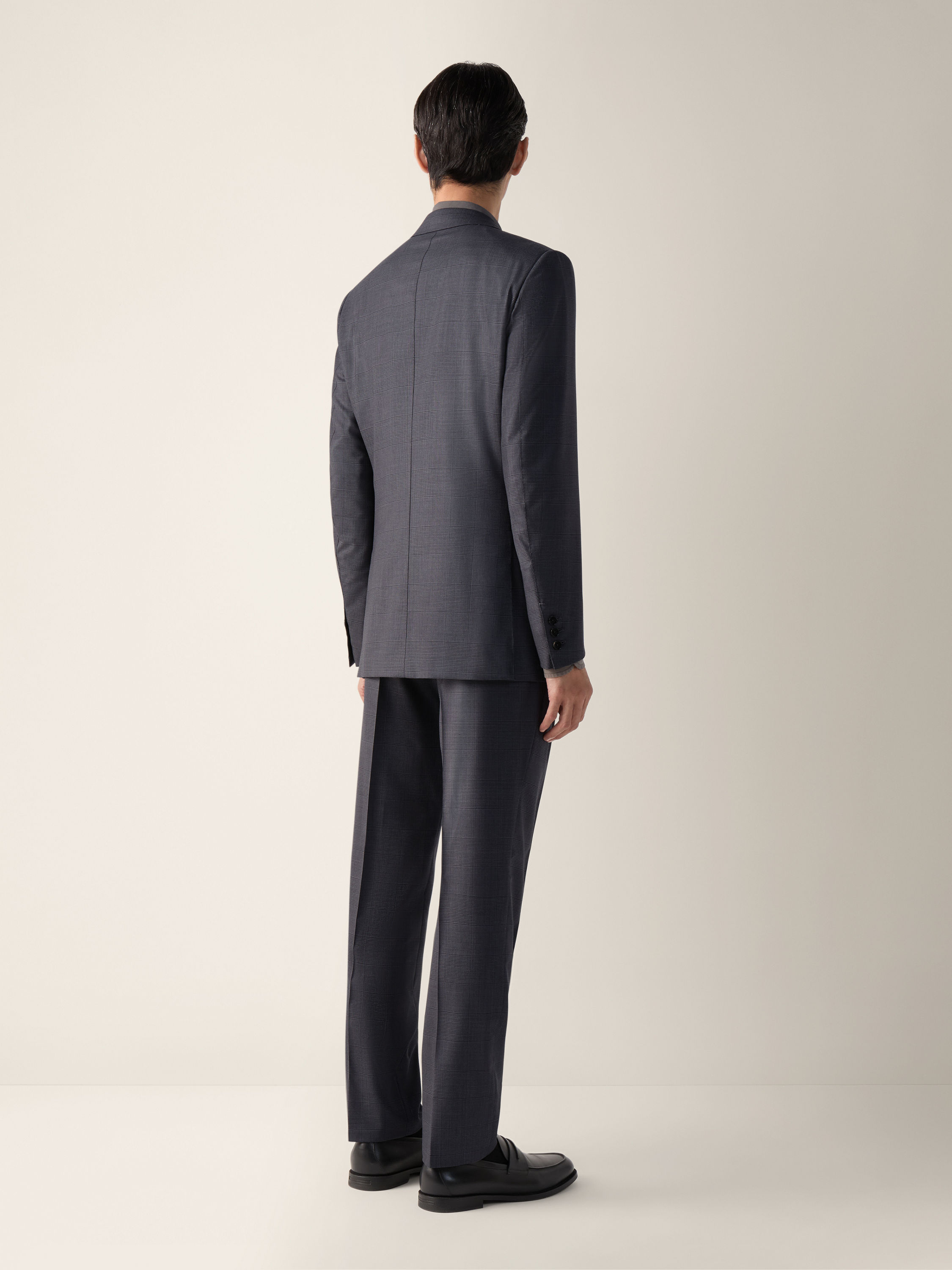 Dark Grey Centoventimila Wool Suit Product detail photo #5