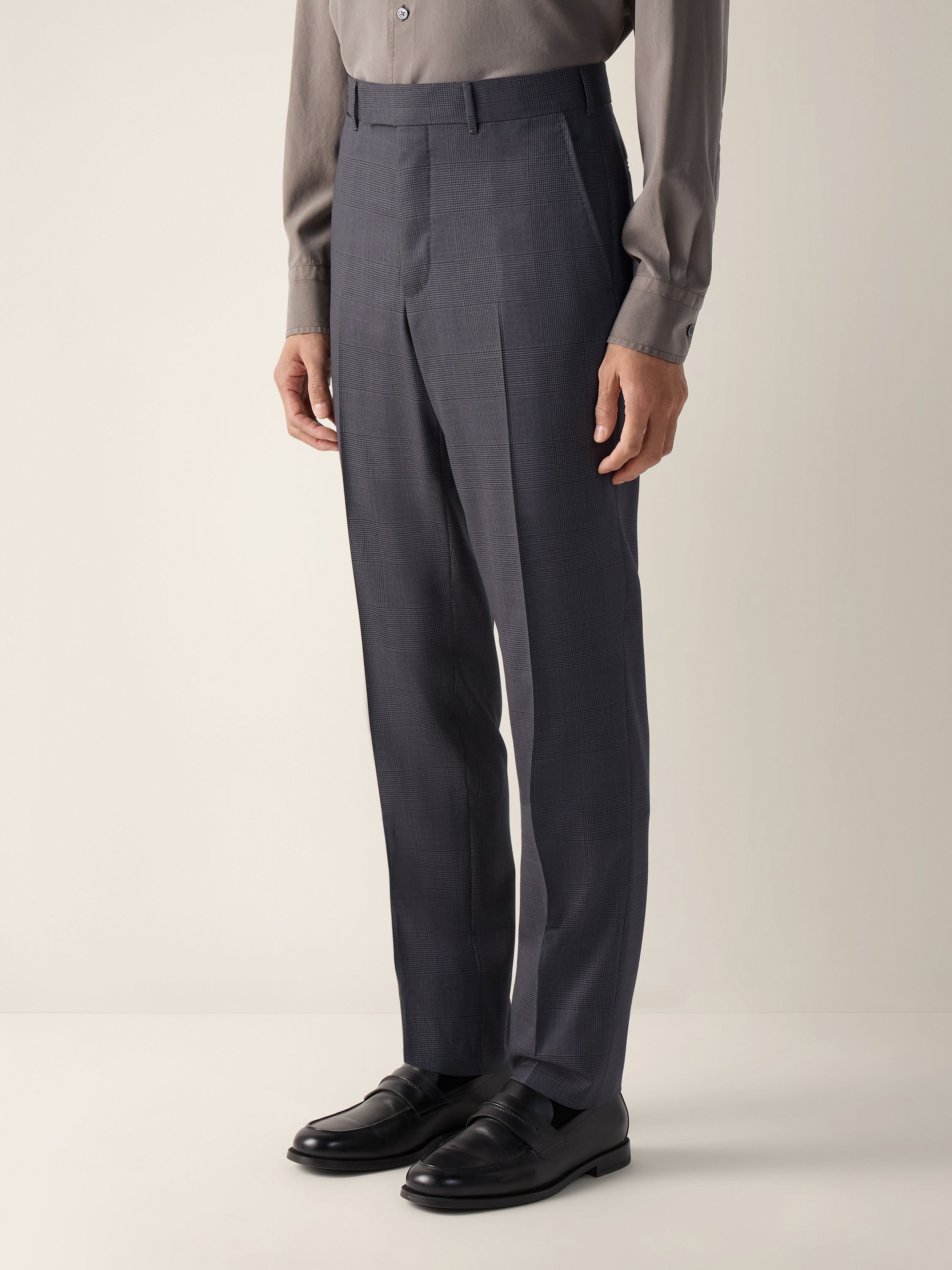 Dark Grey Centoventimila Wool Suit Product detail photo #3