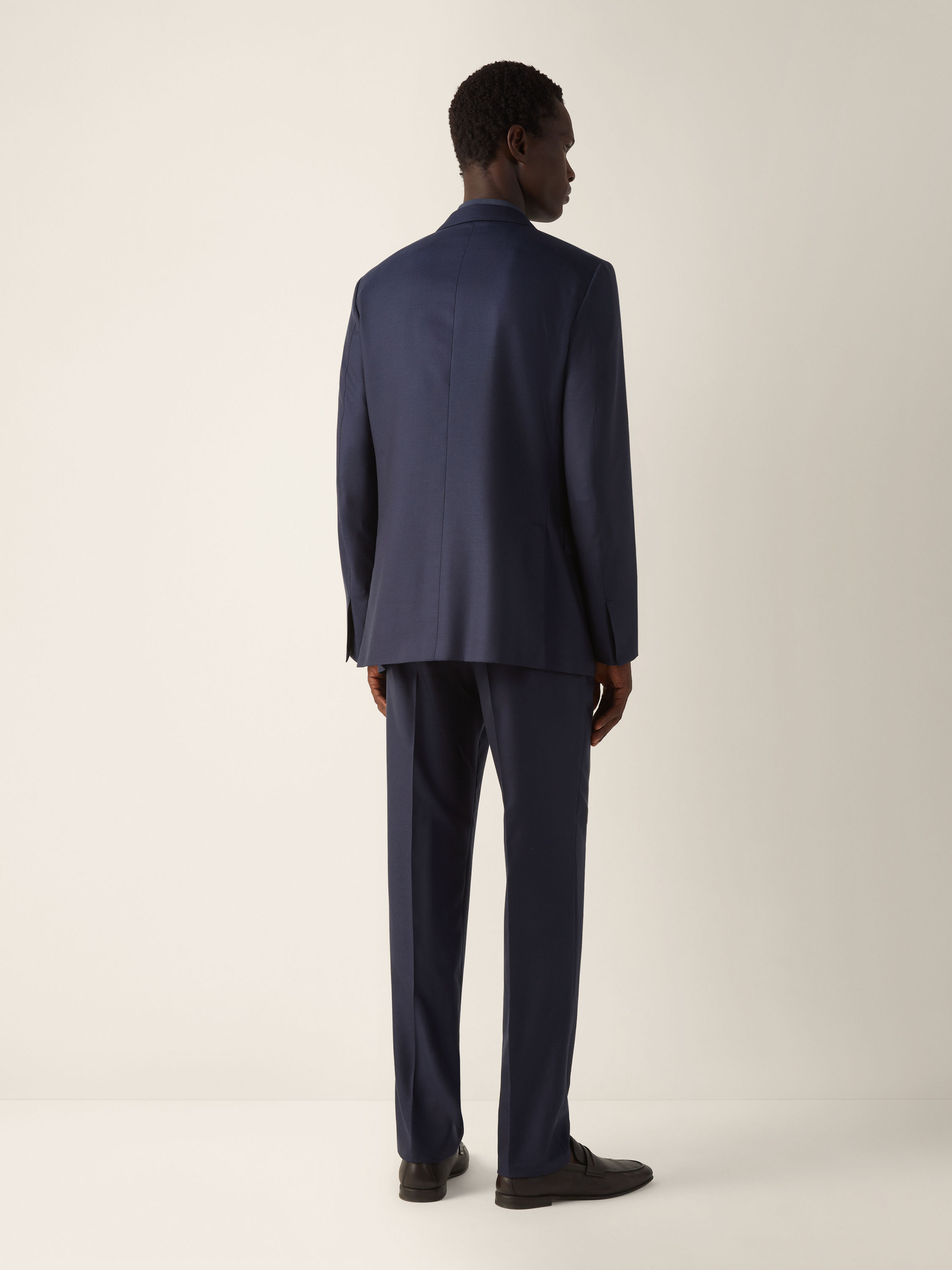 Dark Blue Oasi Cashmere Suit Product detail photo #5