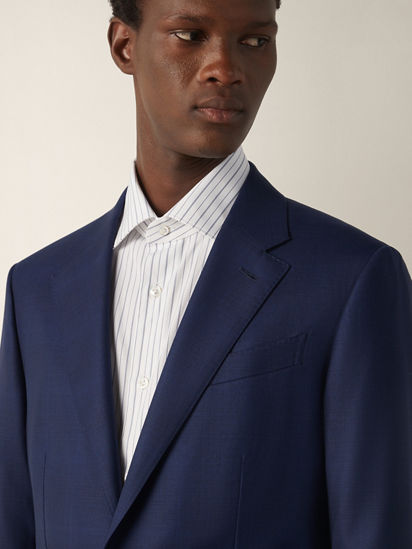 Dark Blue 15milmil15 Wool Suit SS26 37099780 | Zegna MX