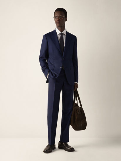 Dark Blue 15milmil15 Wool Suit SS26 37099780 | Zegna AU