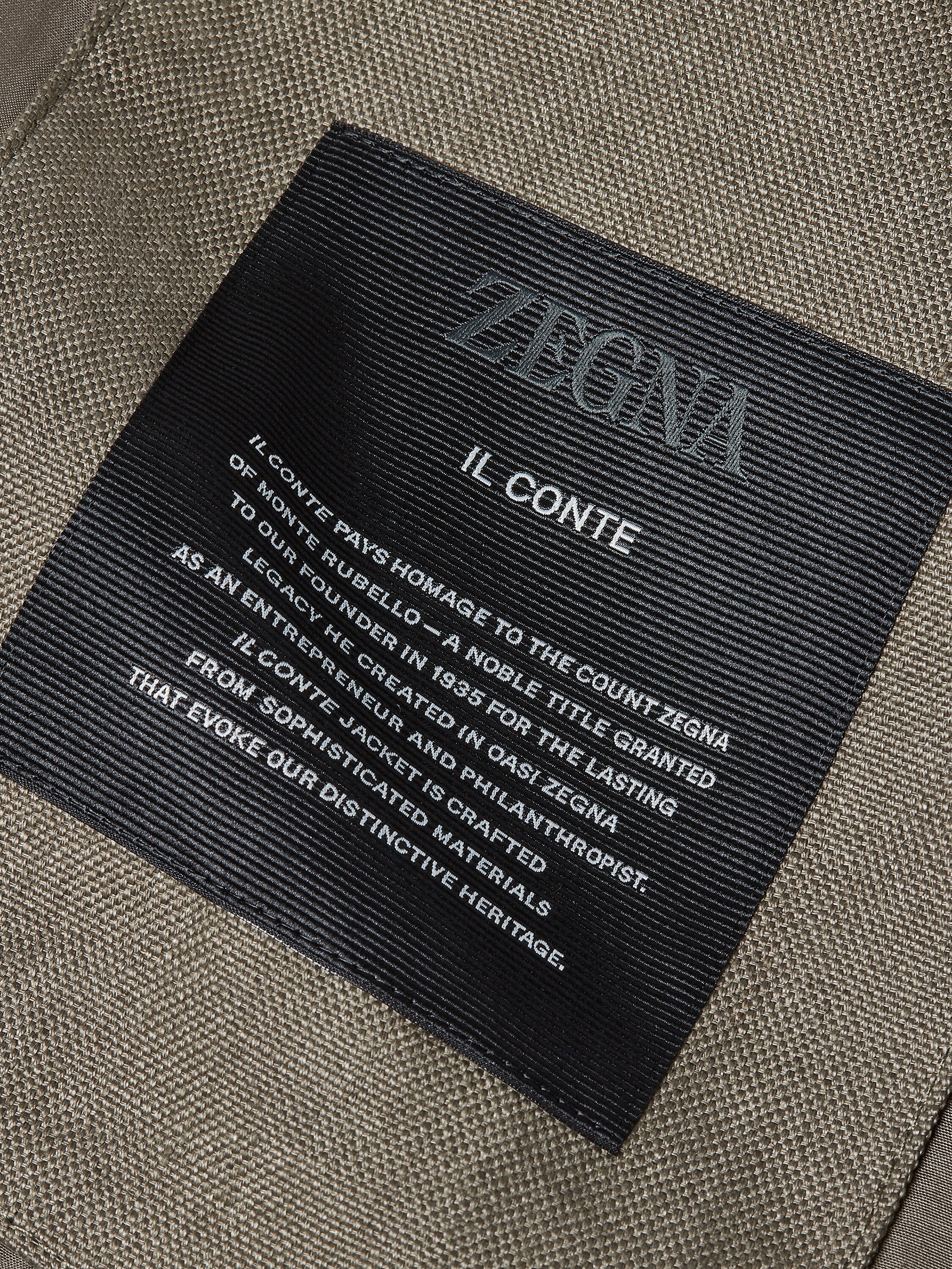 Il Conte Jacke aus Oasi Lino Detailfoto #2 des Produkts