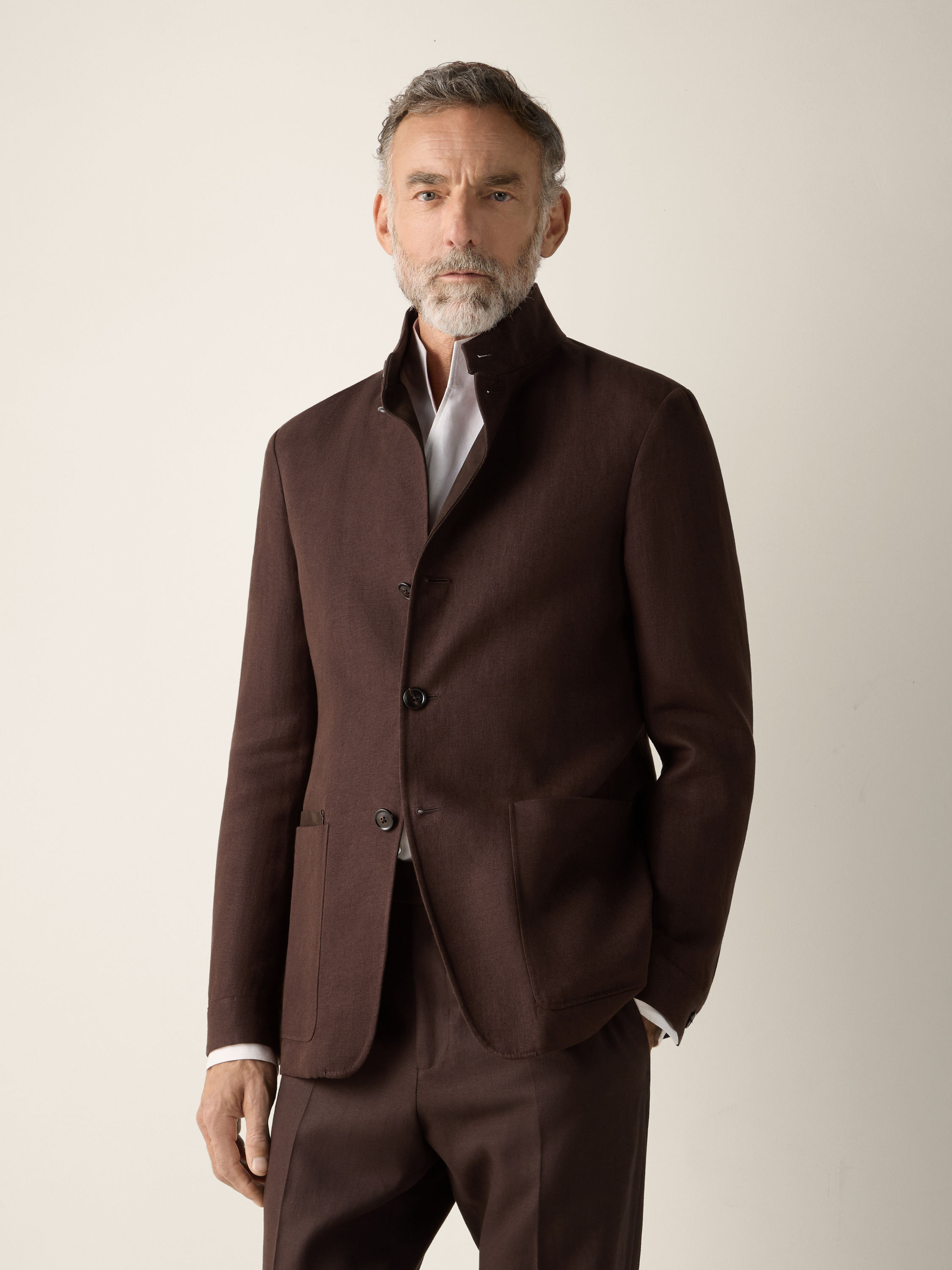 Giacca Il Conte in Oasi Lino Foto #3 di dettaglio del prodotto