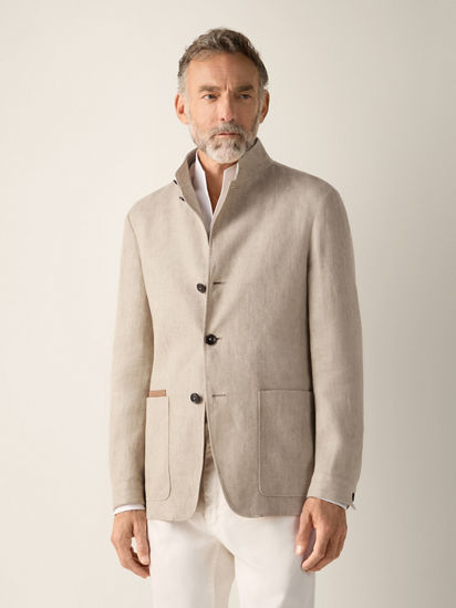Oasi Lino Il Conte Jacket SS26 37117467 | Zegna MX
