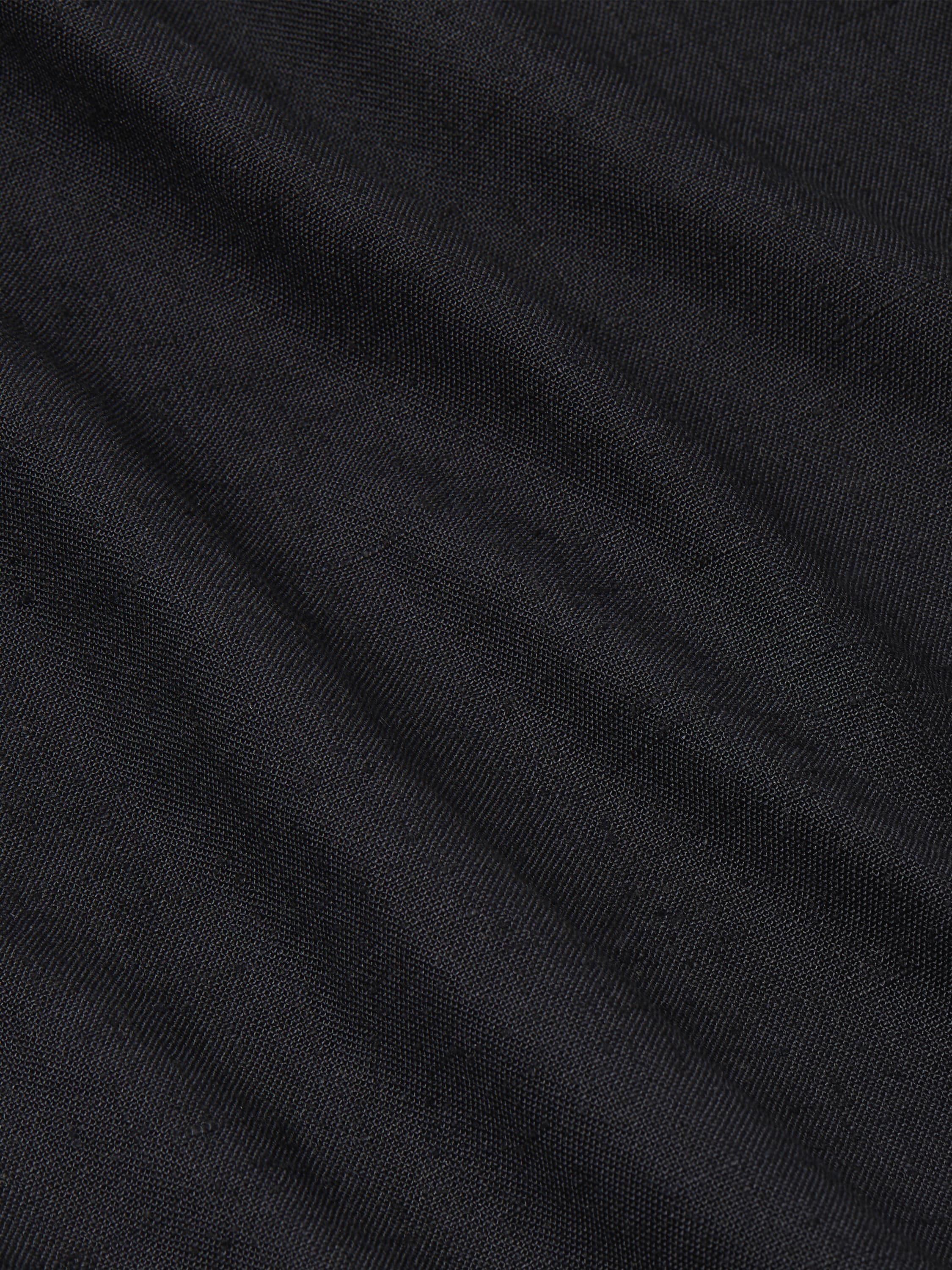 Black Silk Overshirt Product detail photo #2