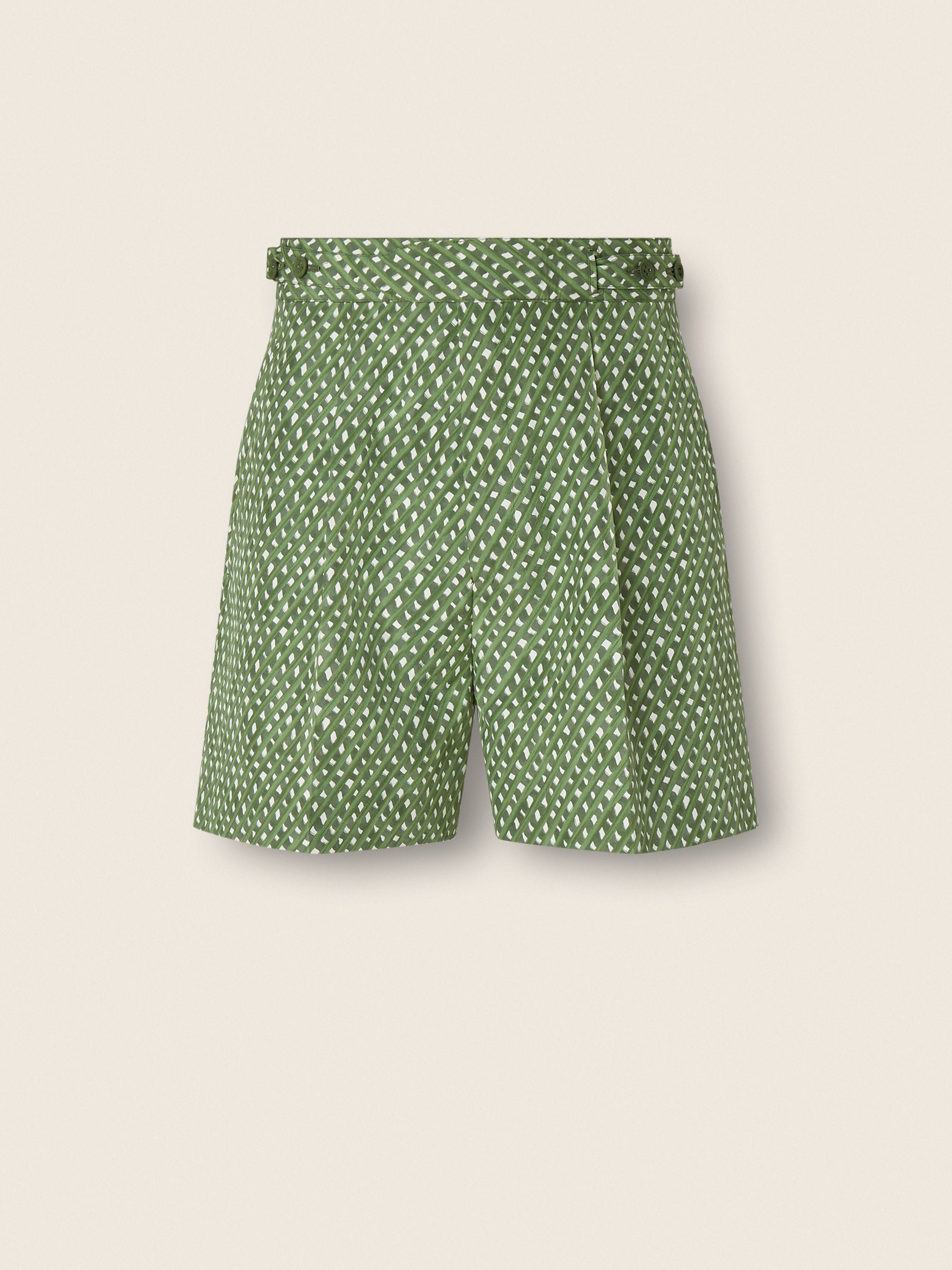 Short in Seta Verde Pino Foto principale del prodotto