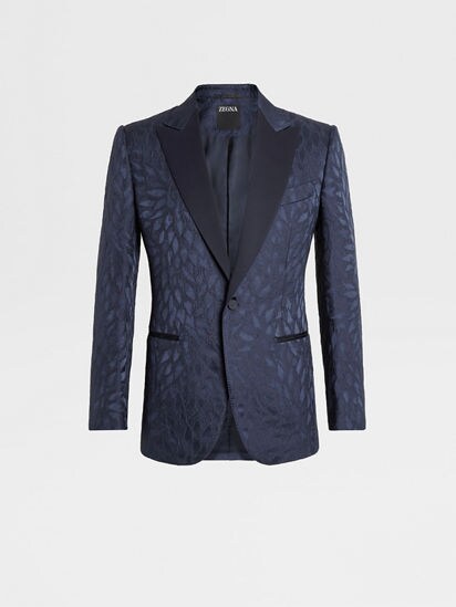 Navy blue 2024 evening jacket