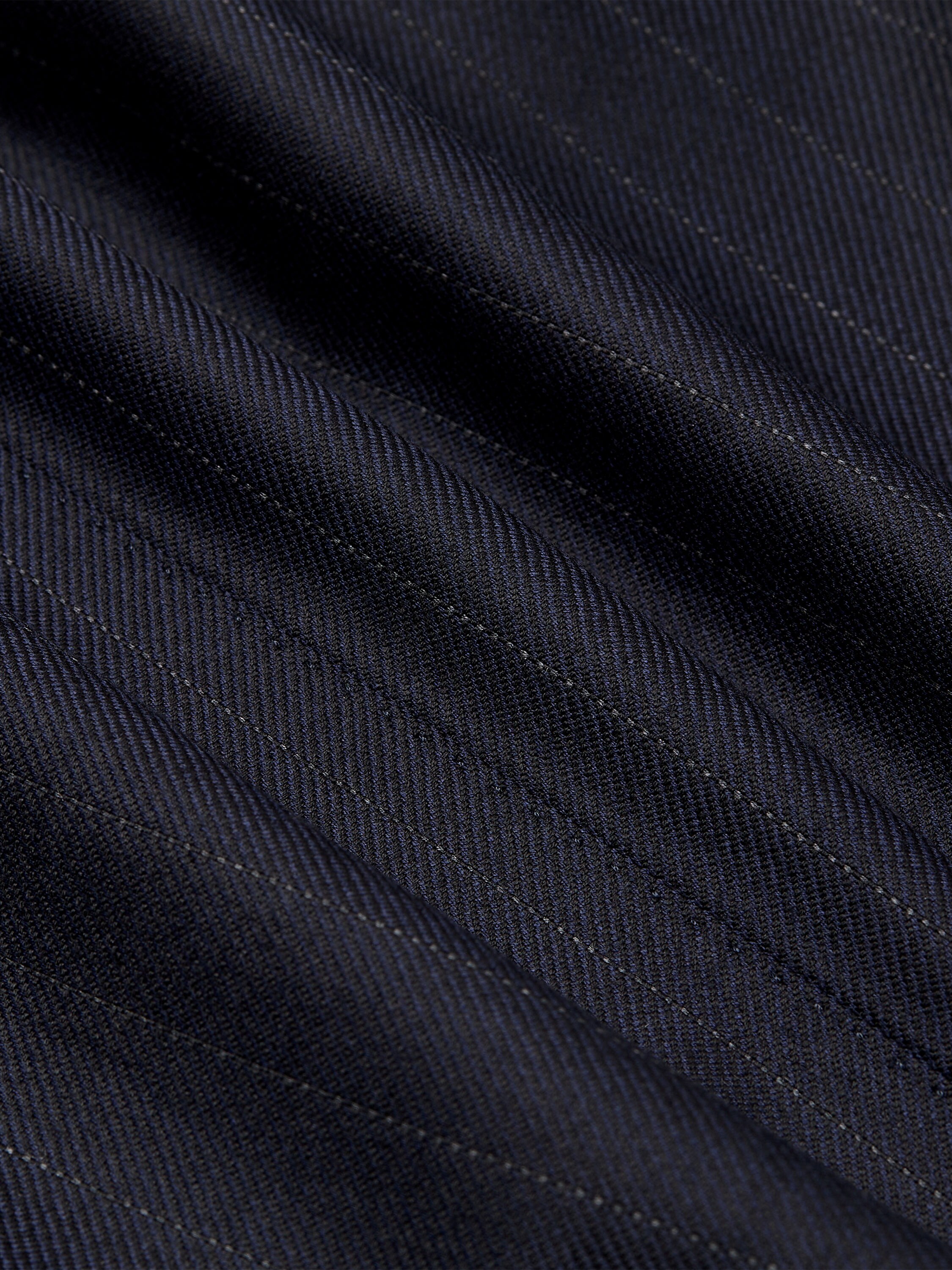 Navy Blue Wool Suit Product detail photo #4