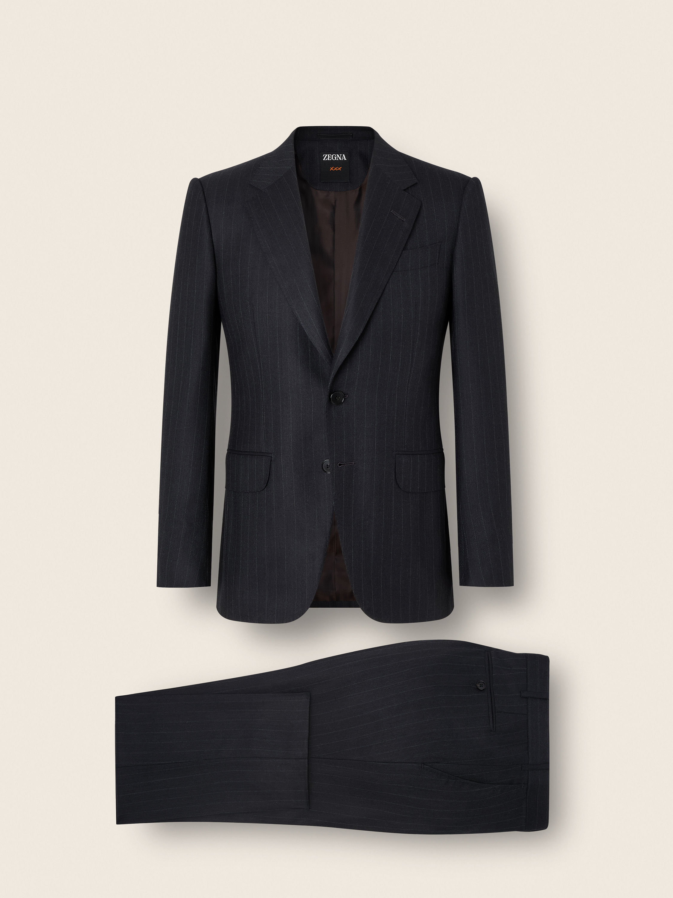 Dark Grey Wool Suit Product detail photo #1