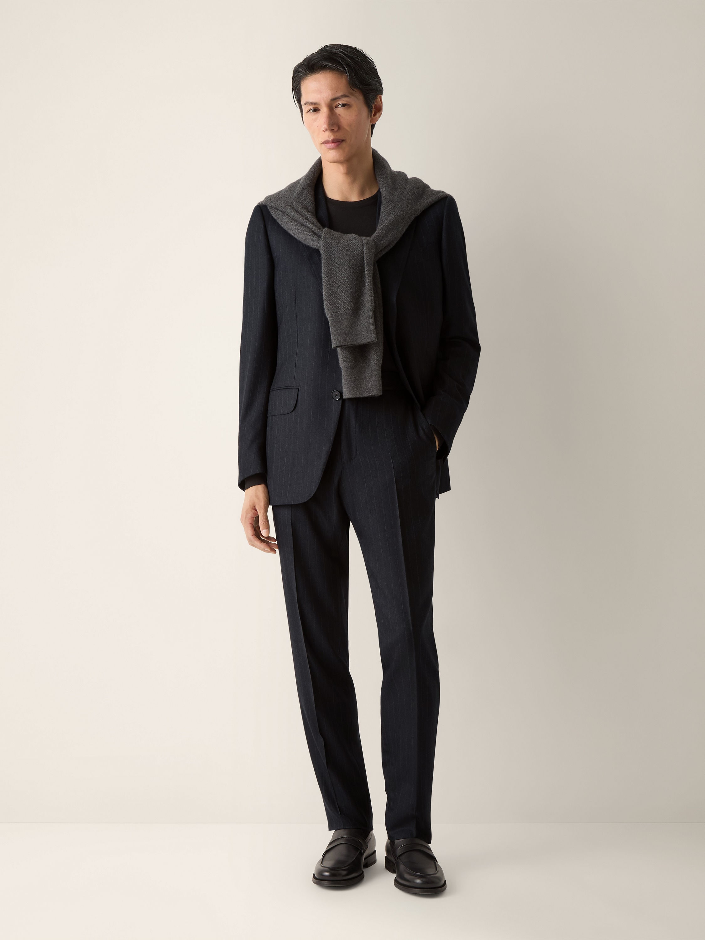 Dark Grey Wool Suit Main product photo