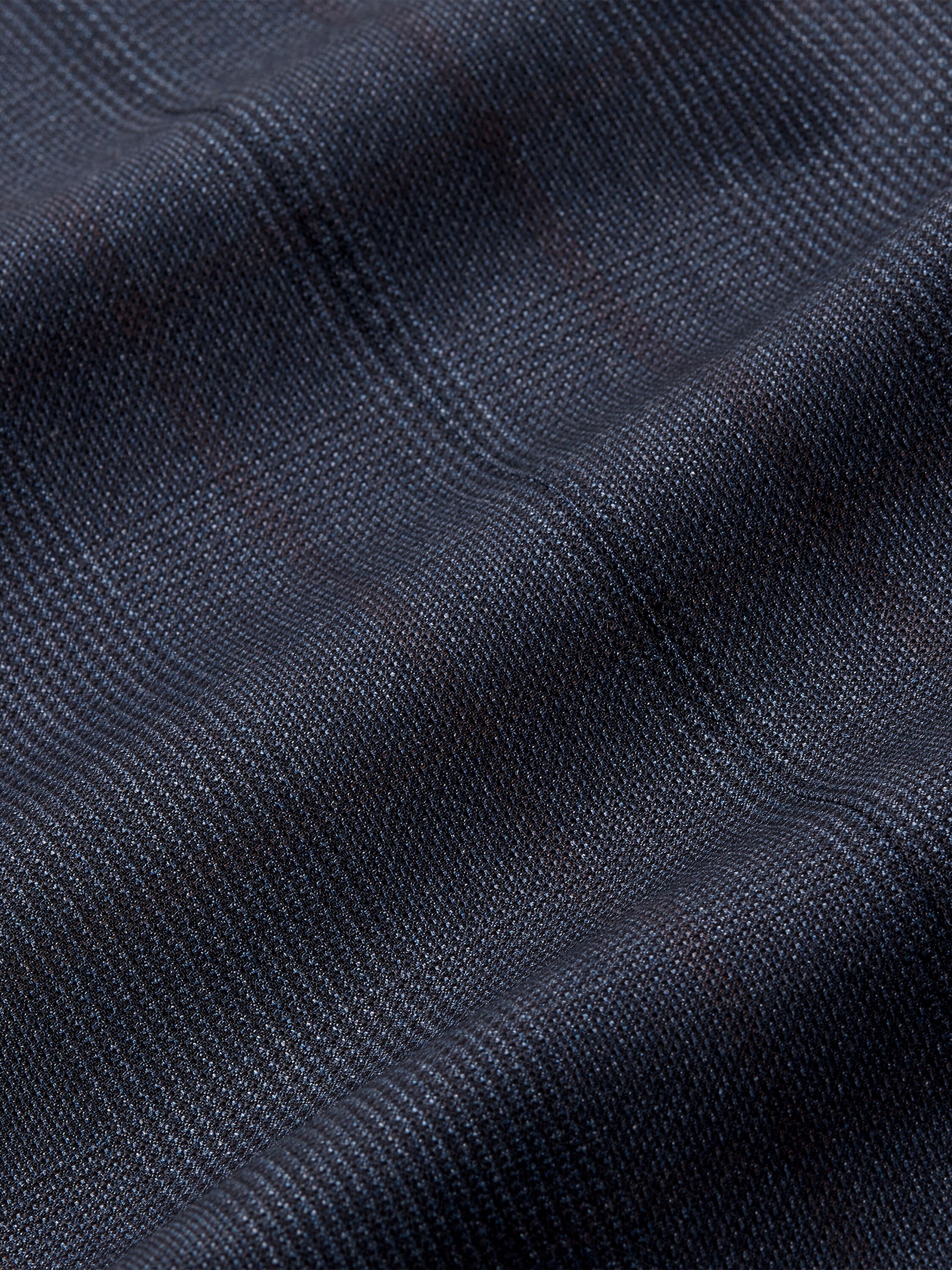 Navy Blue Trofeo 120mila Wool Suit Product detail photo #4