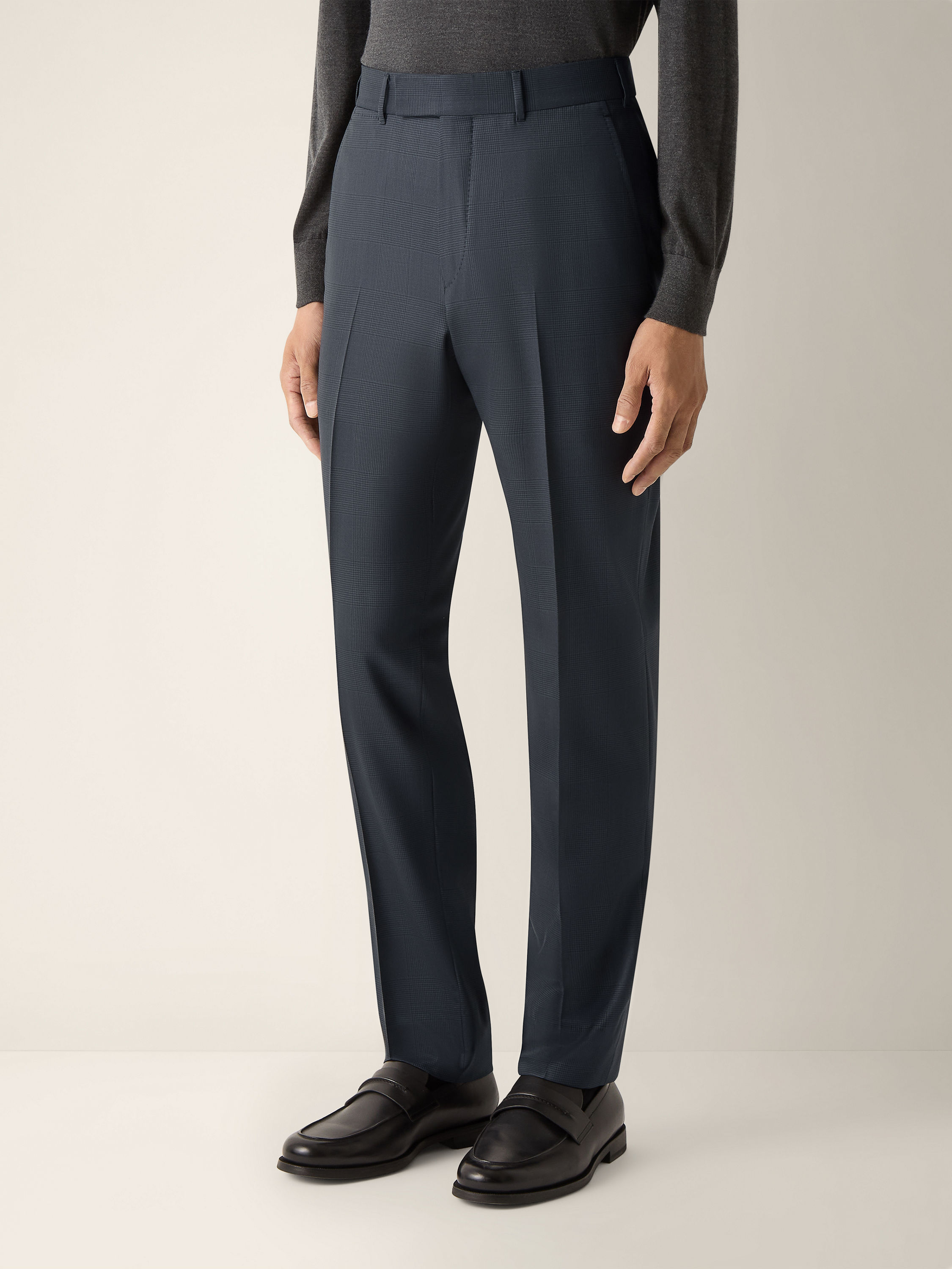 Dark Grey Trofeo 120mila Wool Suit Product detail photo #3