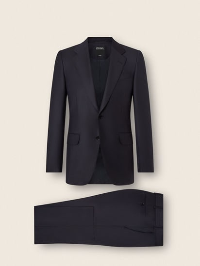 ネイビーブルーTrofeo™ Selectionウールスーツ FW26 39306505 | Zegna JP