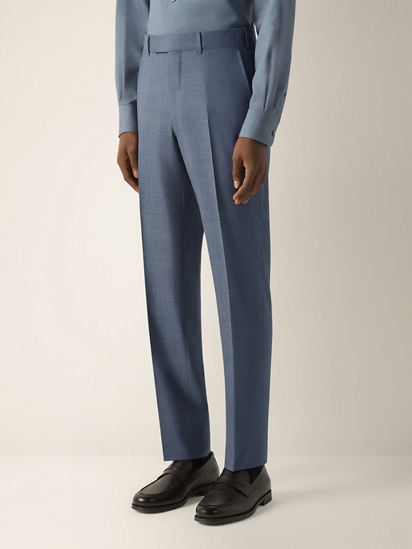 ライトブルーTrofeo™ 120milaウールスーツ FW26 39298293 | Zegna JP