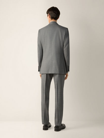 Grey Mélange Trofeo 120mila Wool Suit FW26 39298115 | Zegna LT