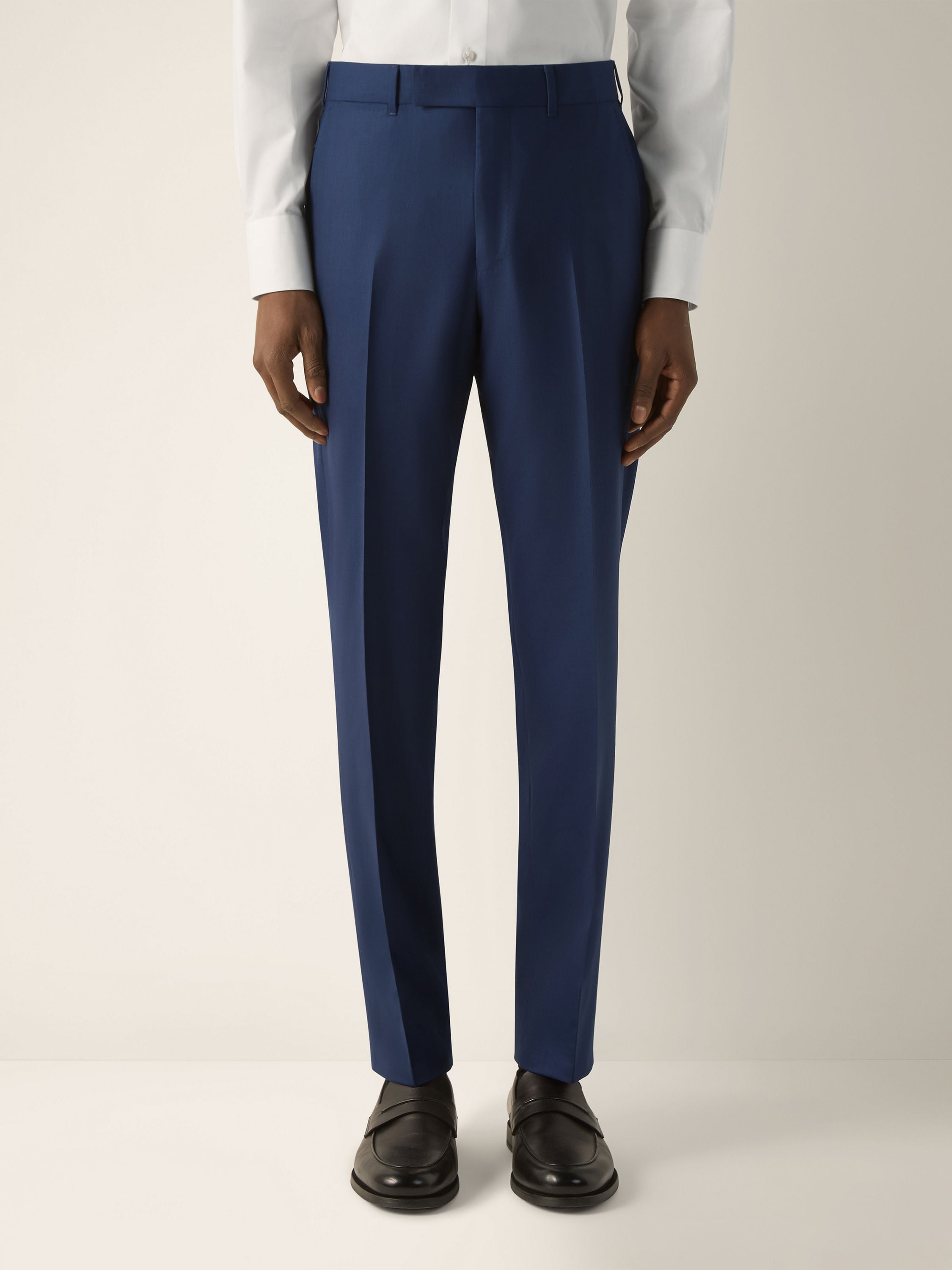 Navy Blue Trofeo 120mila Wool Suit Product detail photo #3