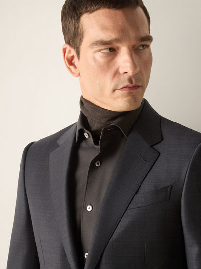 Dark Grey Trofeo Selection Wool Suit FW26 39320898 | Zegna NL