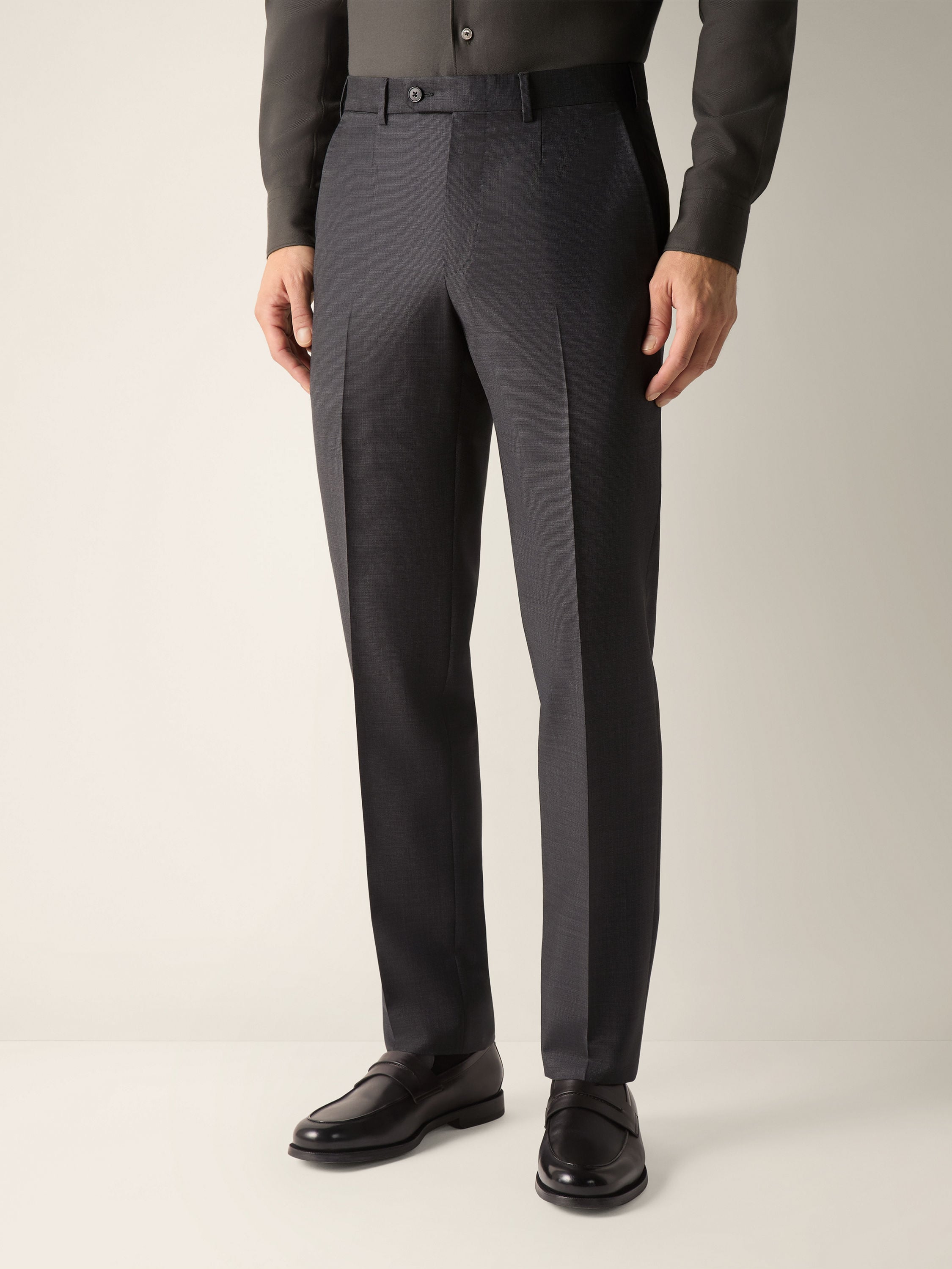 Dark Grey Trofeo Selection Wool Suit Product detail photo #3