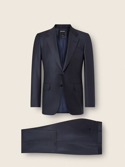 ダークブルーTrofeo™ Selectionウールスーツ FW26 39320930 | Zegna JP