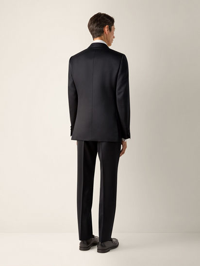 Black Trofeo 120mila Wool and Mohair Evening Suit SS27 39307904