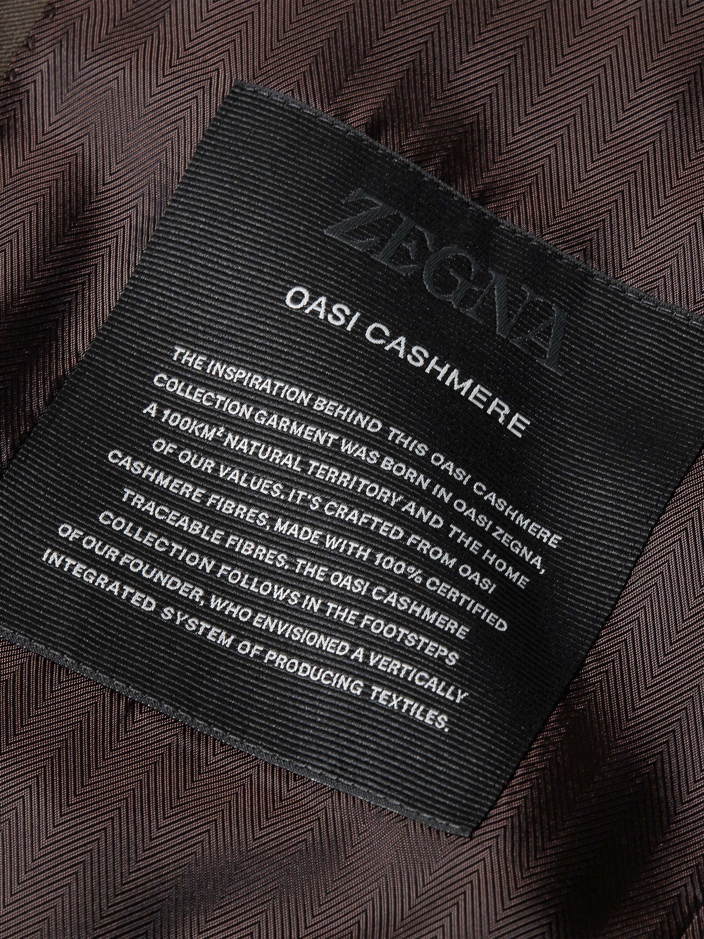 Dark Olive Green Oasi Cashmere Suit Product detail photo #2