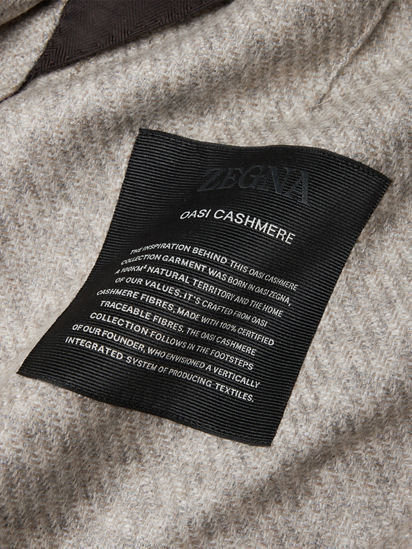 Light Beige Oasi Cashmere Jacket FW26 39297830 | Zegna US