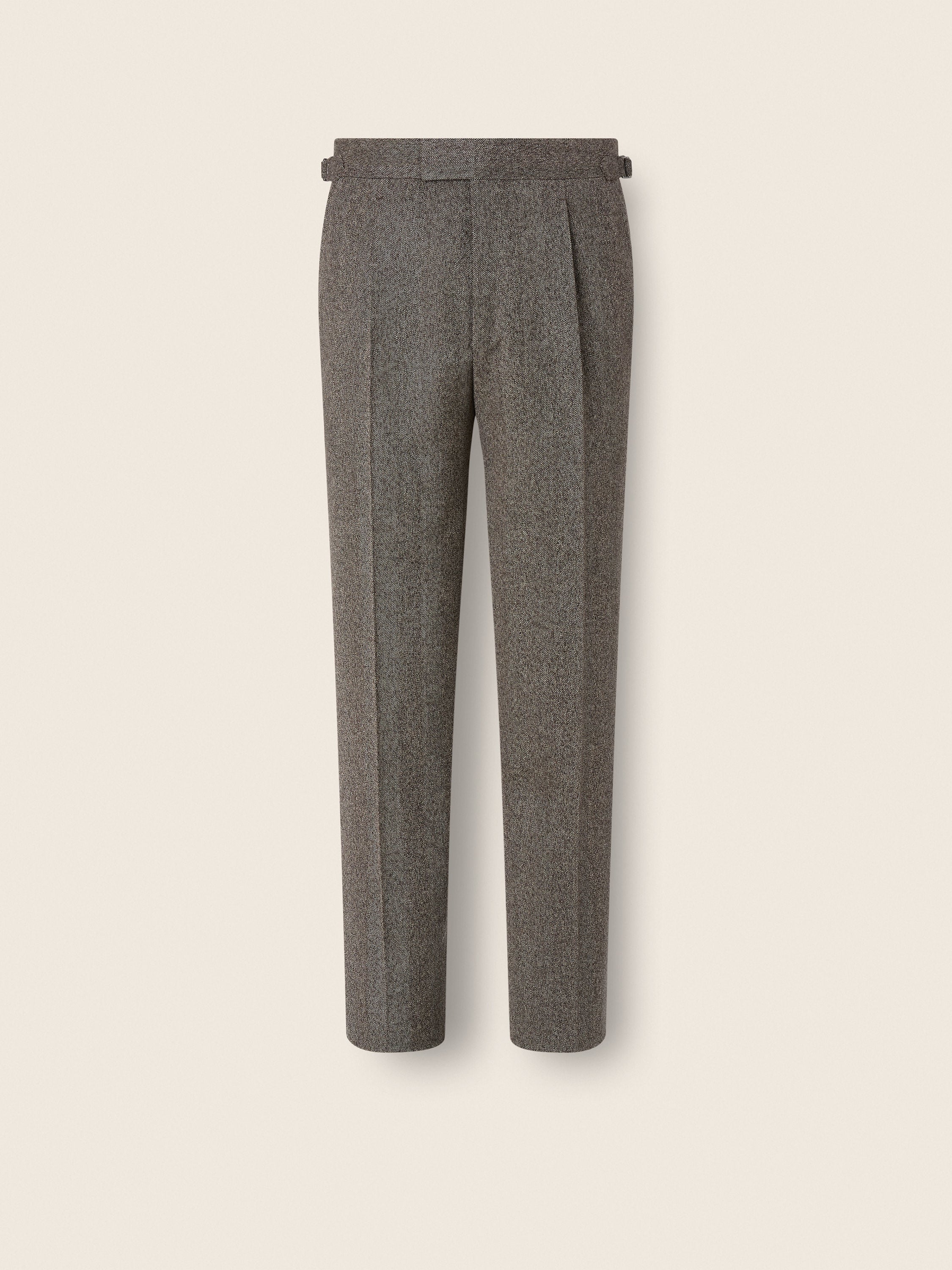 パンツ Time is on CASHMERE BLENDED WOOL TROUSER Light Taupe Wool and Cashmere Pants FW26 39298693 | Zegna MX