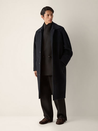Black Cashmere Overcoat FW26 39776959 | Zegna BE