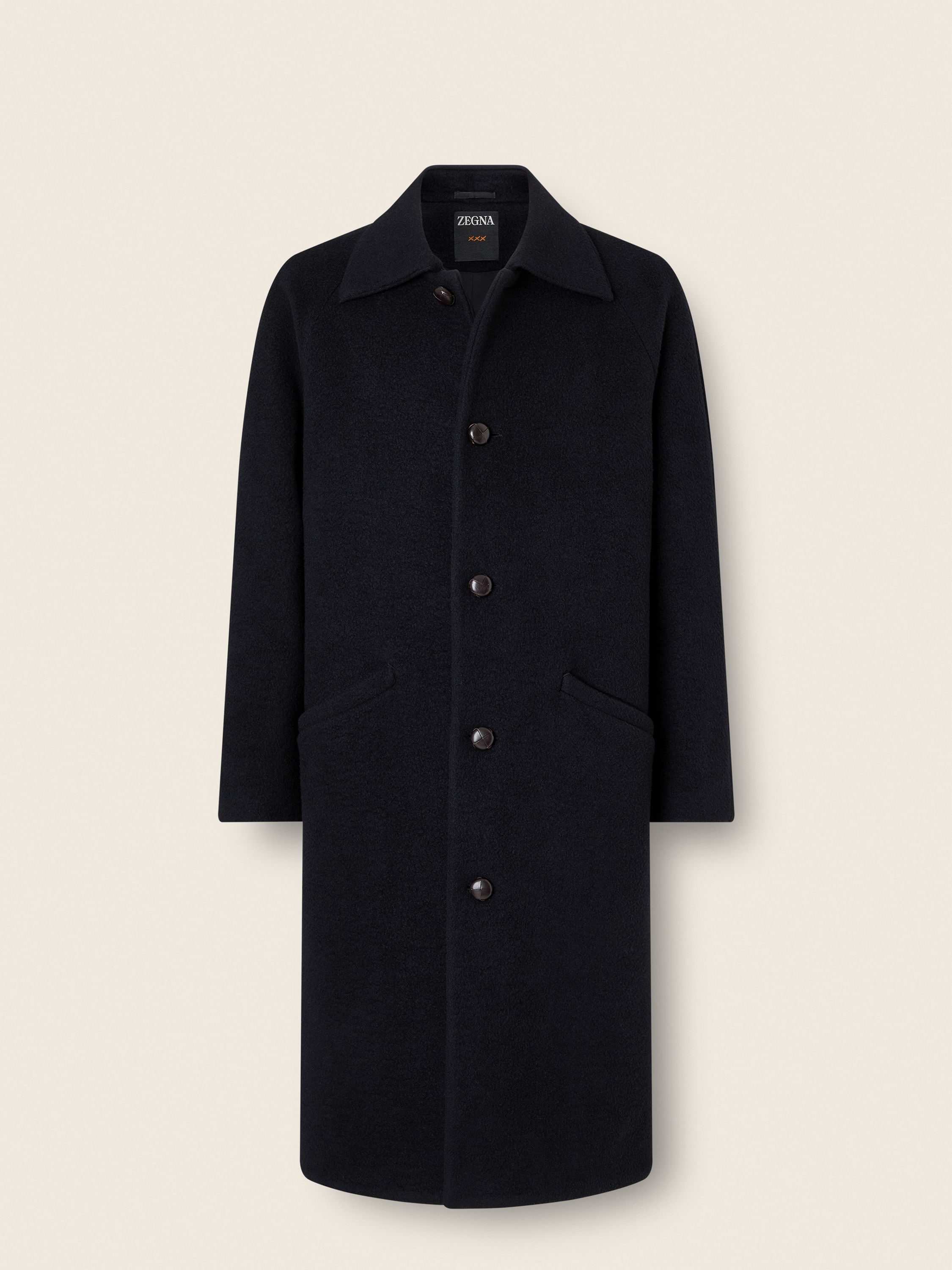 Black Cashmere Overcoat FW26 39776959 | Zegna SI