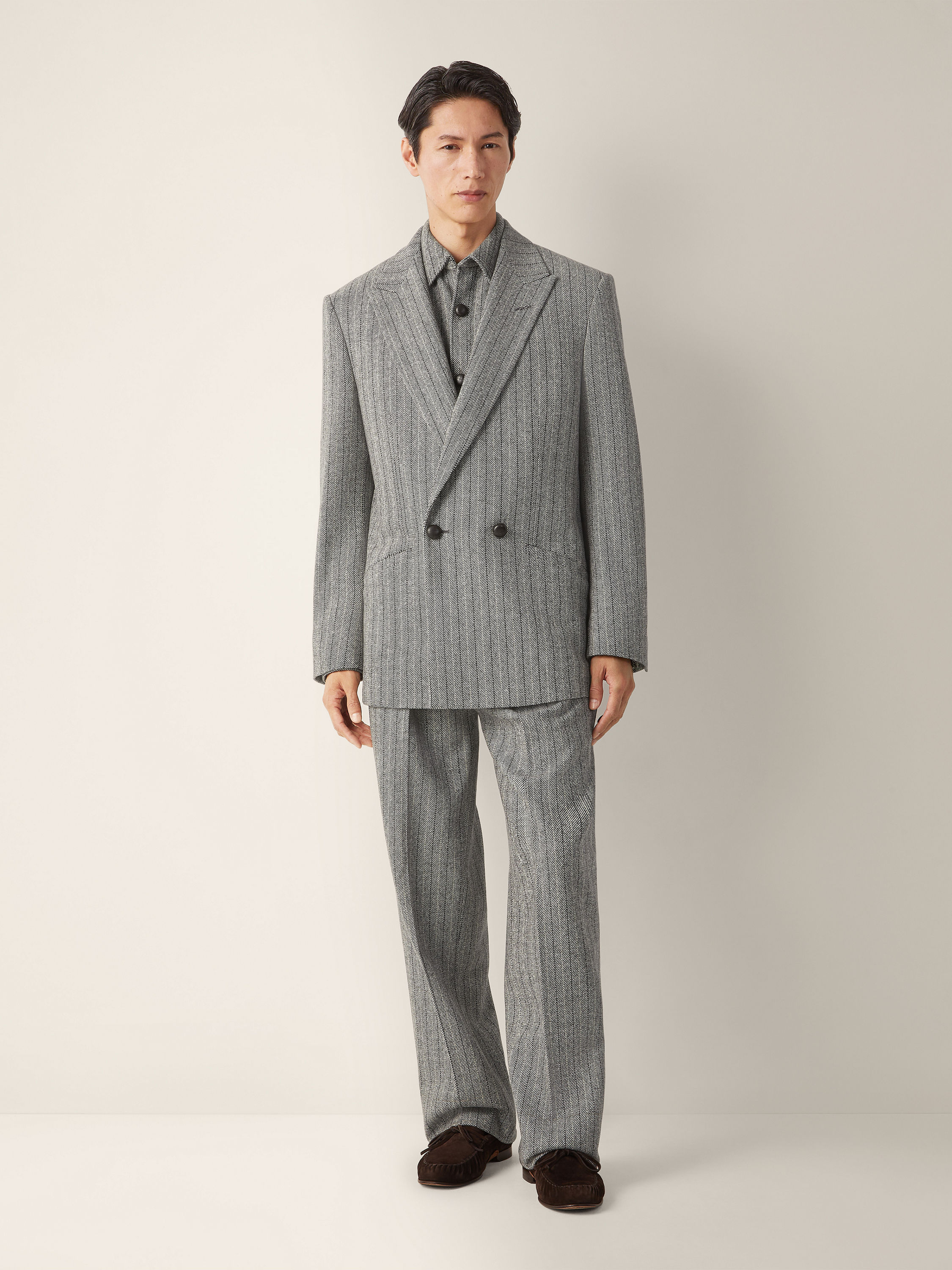 Grey Trofeo Selection Wool Jacket Product detail photo #1